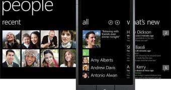 People Hub on Windows Phone