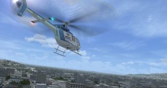 Bell 206B JetRanger police helicopter