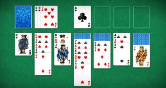 Solitaire for Windows RT in action