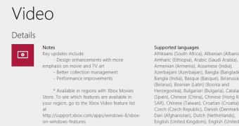 Xbox Video got new improvements on Windows 8.1