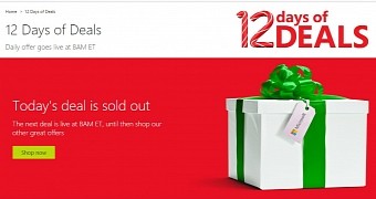 Microsoft "12 Days of Deals" campaign
