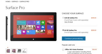 The Surface Pro is once again sold out
