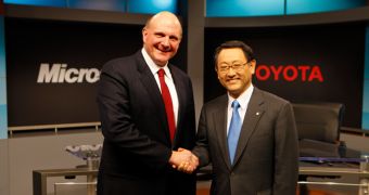 Toyota and Microsoft worked together on several projects