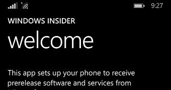 The new Insider app on Windows Phone