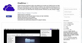 OneDrive in Mac App Store