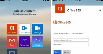 The new ADAL sign-in page for Office 365