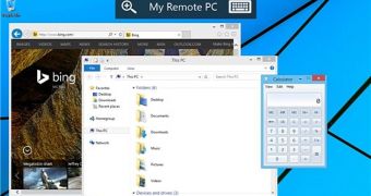 Microsoft Remote Desktop Preview for Windows Phone (screenshot)