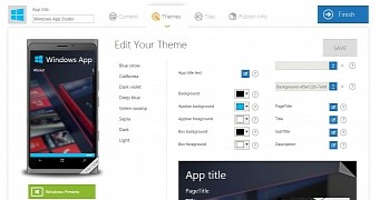 Windows App Studio now has 8 new themes