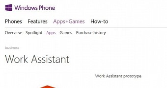 The app is available in the Windows Phone store