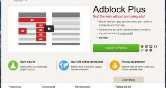 Adblock Plus works on both Firefox and Chrome