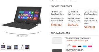 The cheapest Surface is already sold out