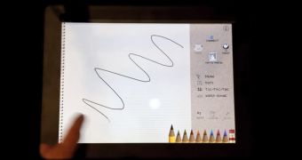 Microsoft's highly responsive touchscreen displays