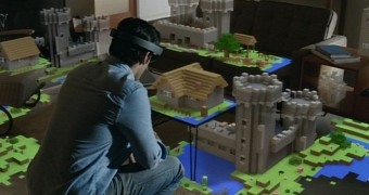 HoloLens can be used with Minecraft