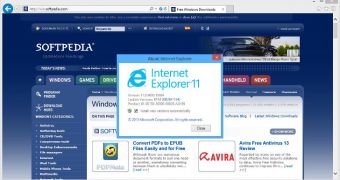 IE11 is Microsoft's latest version of its in-house browser