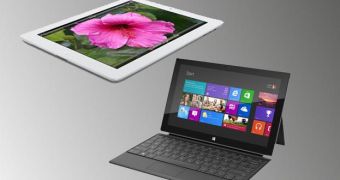 Microsoft claims the Surface display is sharper than the one available on iPad