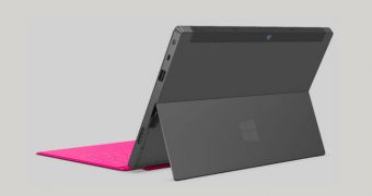 The kickstand is one of the key features of the Surface