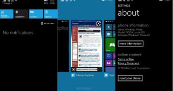 Windows Phone screenshots