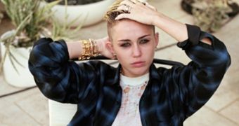 Miley Cyrus strikes a pensive pose, promises not to twerk again