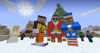 Get into the holiday spirit in Minecraft