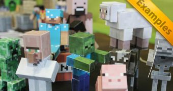 Minecraft Papercraft Studio promo
