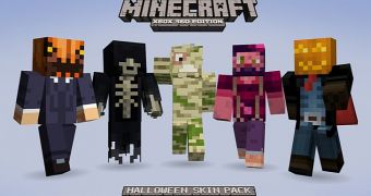 Minecraft's Halloween Skin Pack