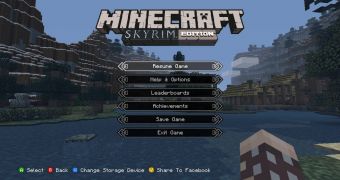 The Skyrim DLC for Minecraft on Xbox 360 is out soon