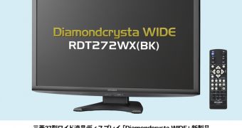 Mitsibushi's DiamondCrysta Wide RDT272WX-BK IPS LCD monitor