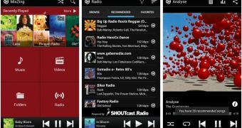 MixZing Music Player for Android (screenshots)
