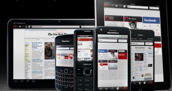Opera Mini is popular on mobile devices