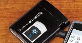 The Mobile Mini PowerSource can recharge your iPod nano up to 7 times