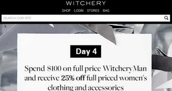 Vulnerability found in Witchery's mobile website