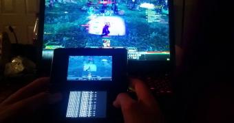 World of Warcraft running on a 3DS