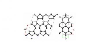 This is M10-carbon, a newly proposed allotrope of carbon