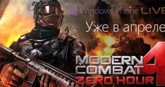 Modern Combat 4: Zero Hour to hit Windows Phone 8 next month