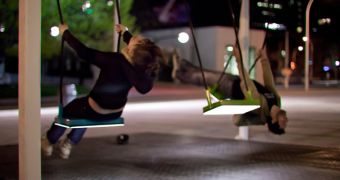 Montreal Installation Uses Swings as Musical Instruments