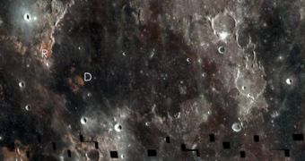 LROC WAC mosaic showing boundary between Mare Serenitatis and Mare Tranquillitatis