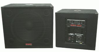 18" bass, 15" bass - the choice is yours (up to 123dB Sound Pressure Level)