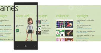 The Game Hub on Windows Phone 7 Series