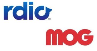 Both MOG and Rdio plan to release free versions of their services