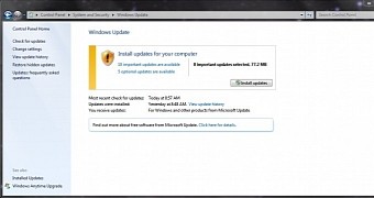 Windows 7 is the only OS version affected by the botched update