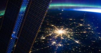 This Expedition 30 image shows the full splendor of the Russian capital, Moscow, at night