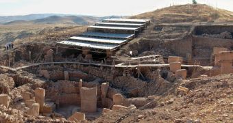 These are the ruins at Göbekli Tepe, in Turkey