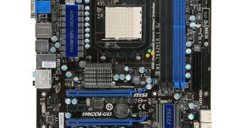 The MSI 890GXM-G65 motherboard