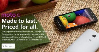 Moto E now on pre-order in the US