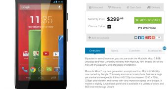 Moto G now on pre-order at Mobicity