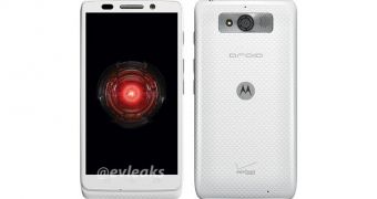 White Motorola DROID Mini