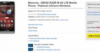 Platinum Motorola DROID RAZR M