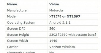 Motorola “Kinzie” and “Clark” for Verizon Leak with QHD Display, Snapdragon CPUs