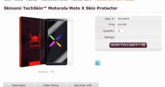 Skinomi TechSkin Motorola Moto X Skin Protector
