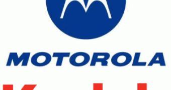 The Motorola and Kodak logos
